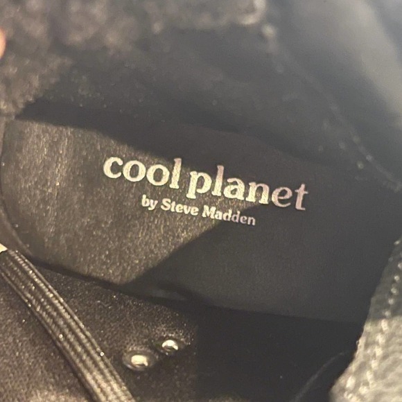 New COOL PLANET BY STEVE MADDEN Black Paris Cyclone Winter Hiker’s Boot Size 7 - Picture 11 of 12